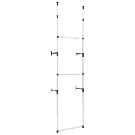 Teleskop-Garderobensystem - Teleskop-Garderobe mit Stangen Aluminium