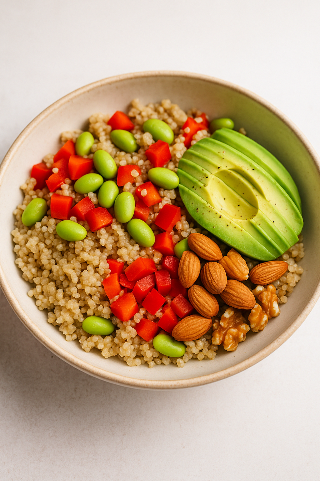 Quinoa-Salat mit Edamame