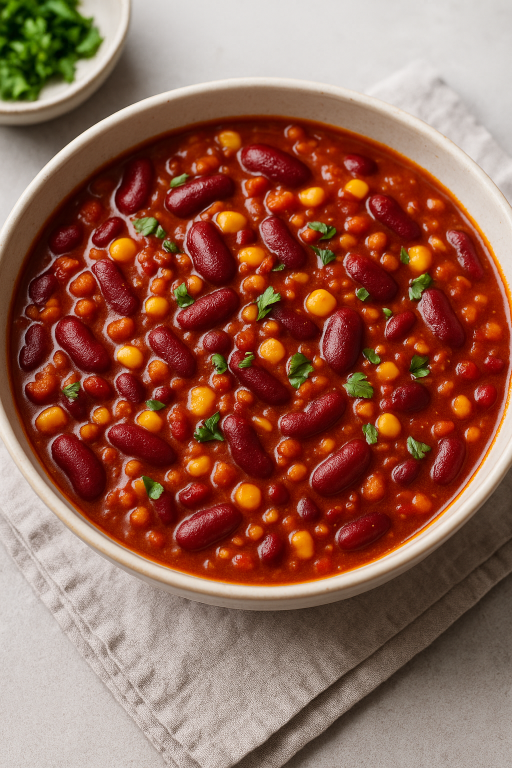 Veganes Chili mit Bohnen
