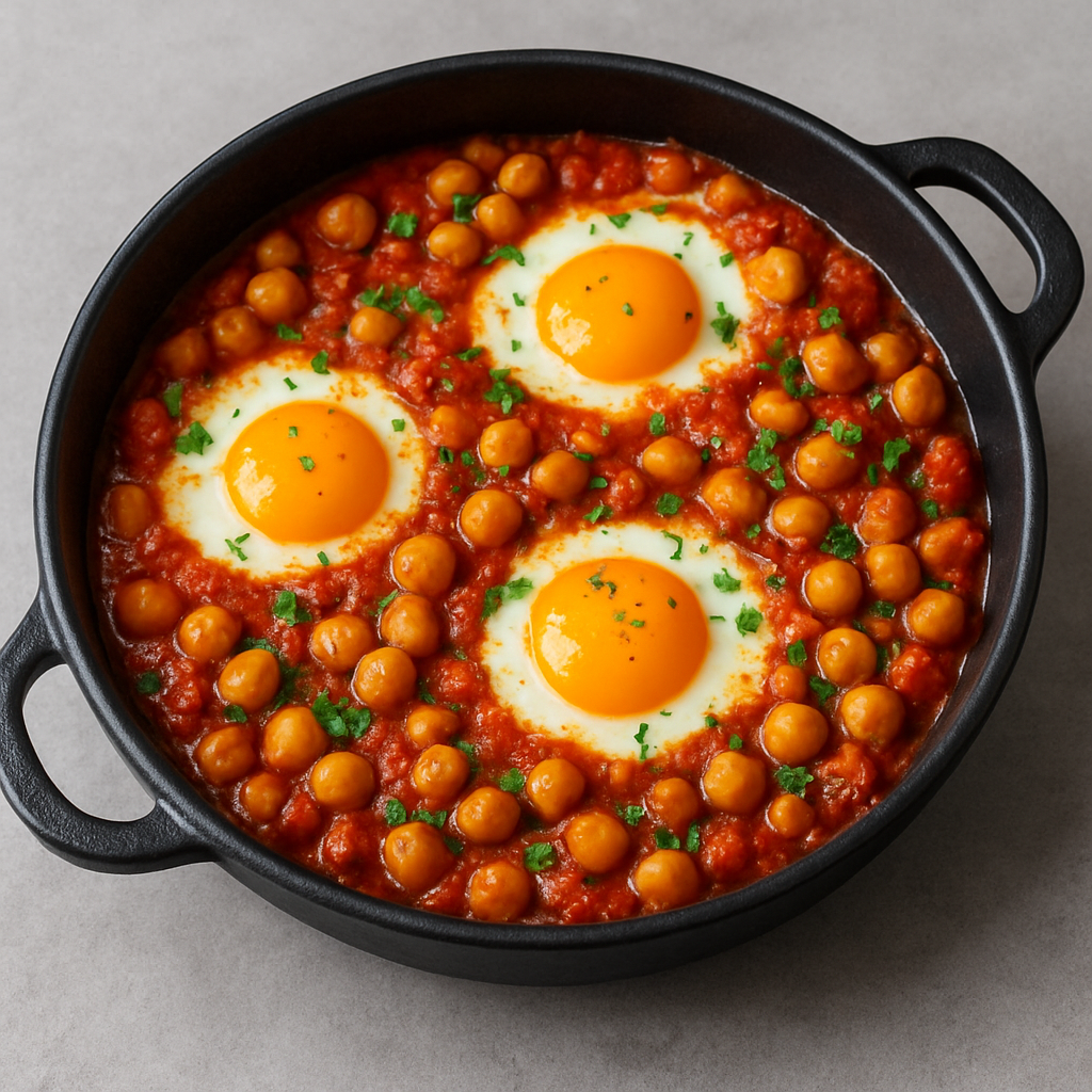 Shakshuka mit Kichererbsen