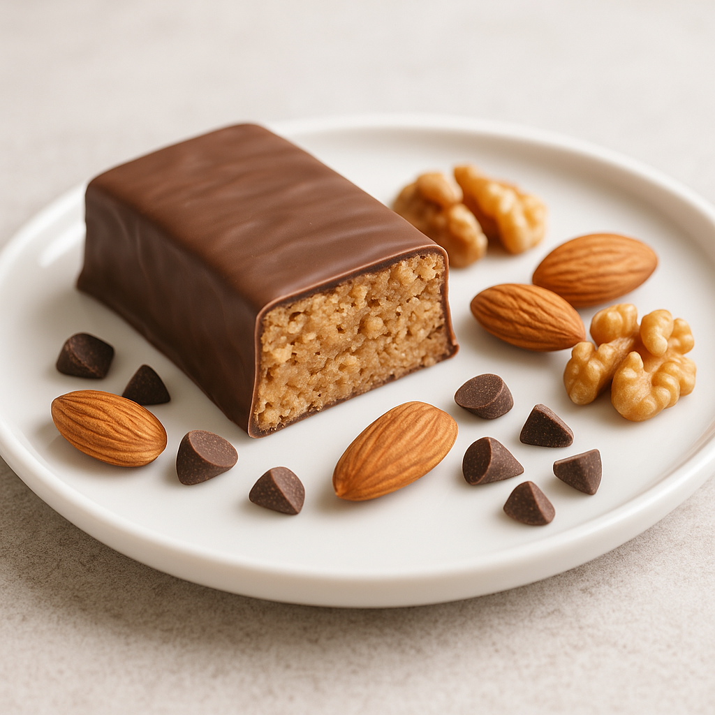 Proteinriegel mit Nüssen