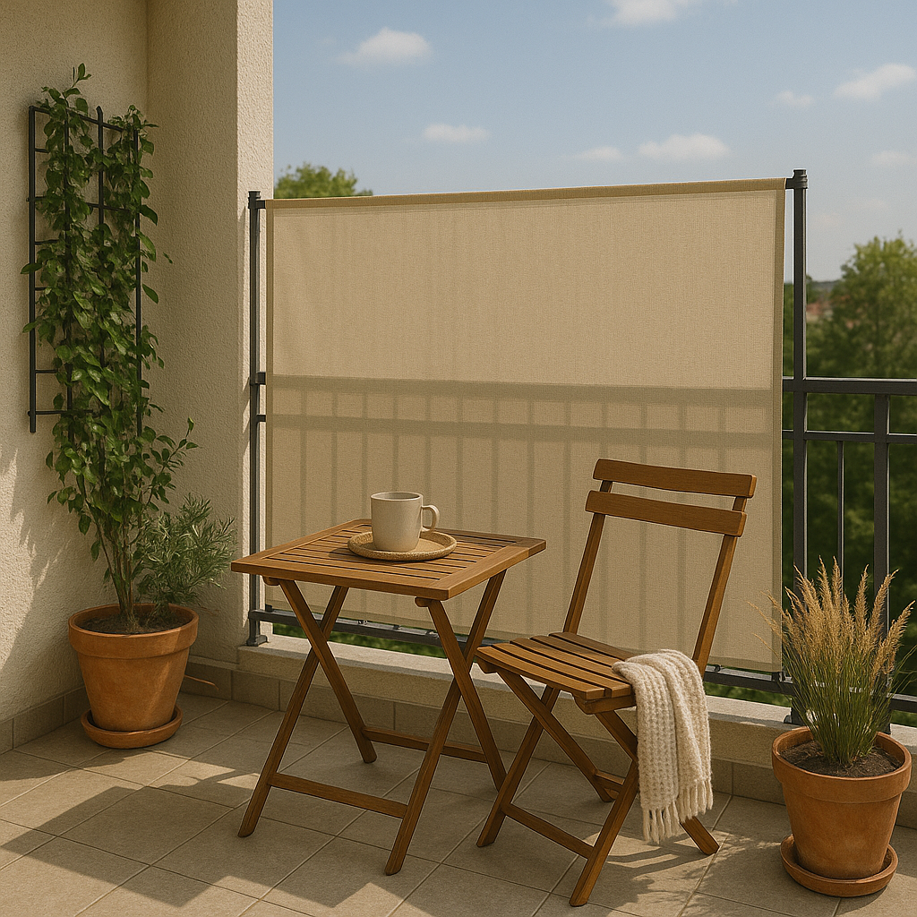 Klemmmarkise Balkon ohne Bohren