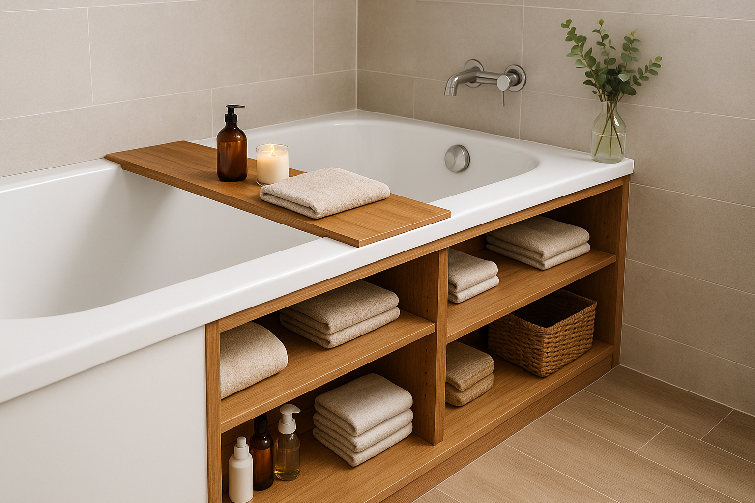 Badewanne Regal Ideen