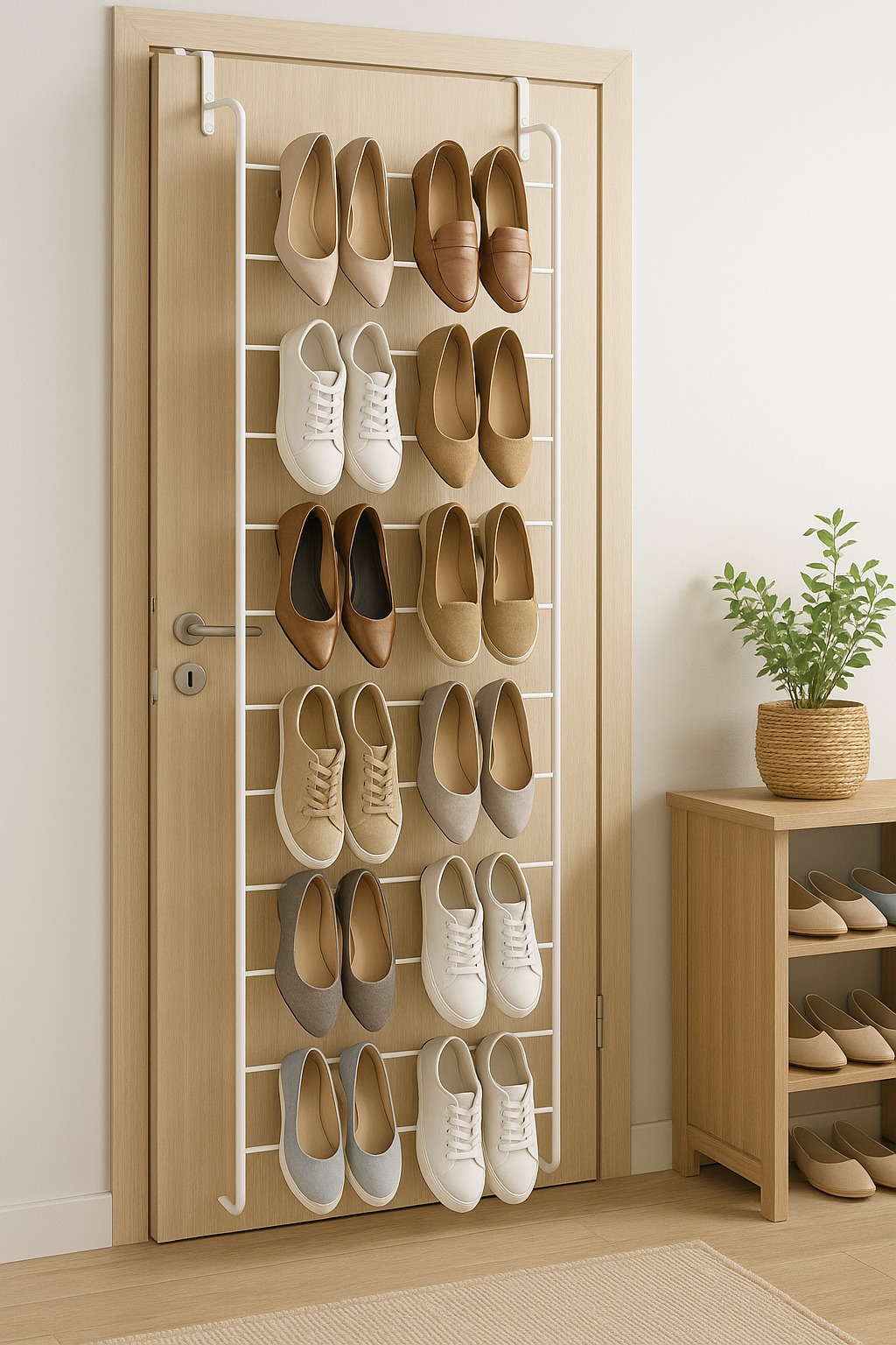 Schuhe platzsparend verstauen Ideen