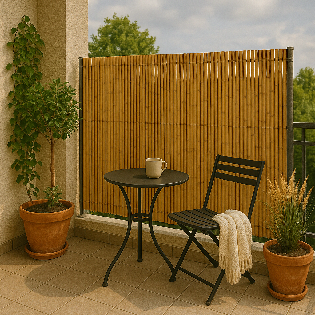 Bambusmatte Balkon Sichtschutz
