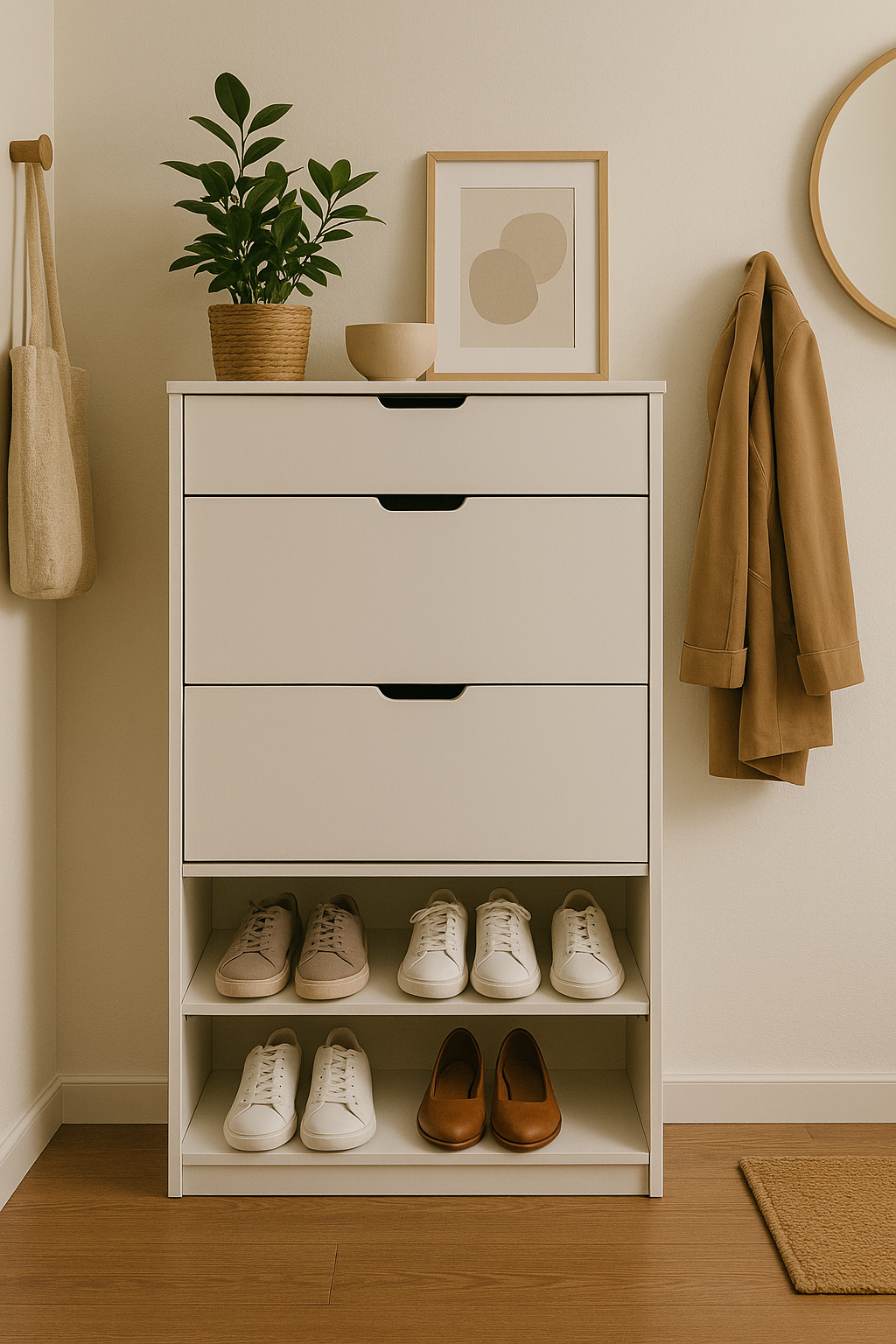 Schuhschrank Ordnungsideen Flur