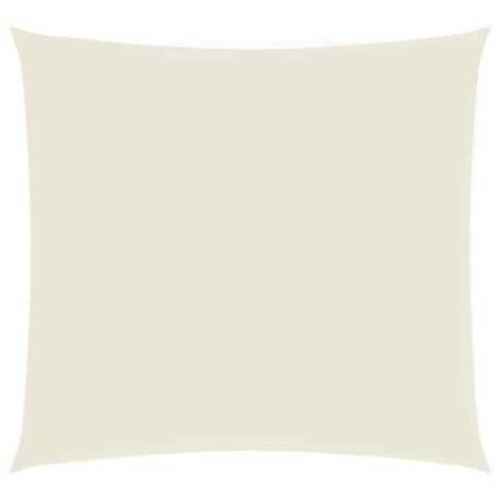 vidaXL Sonnensegel Oxford-Gewebe Quadratisch 4x4 m Creme