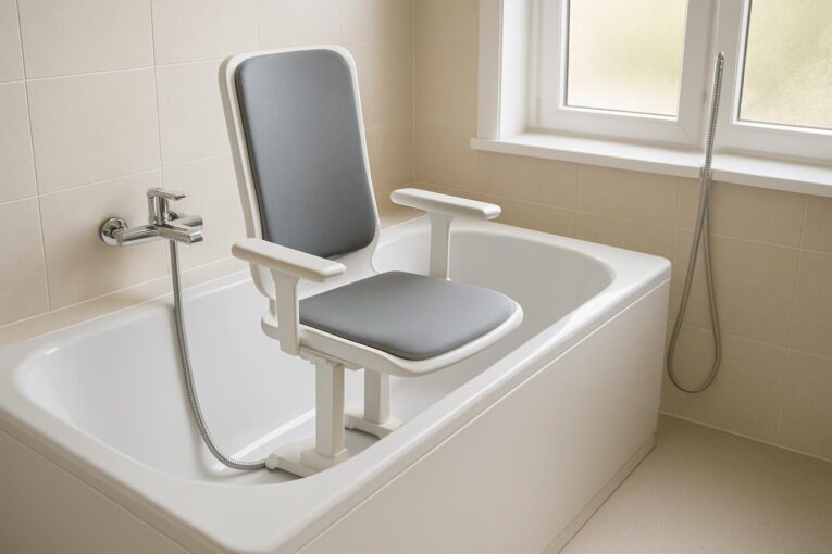 Titelbild zu Barrierefreies Baden und Alltagserleichterung für ältere oder mobilitätseingeschränkte Personen